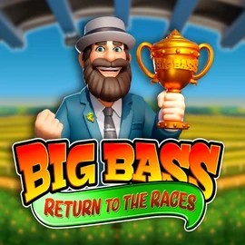 Big Bass Return to the Races slot logo by Pragmatic Play at Winbeatz Casino
