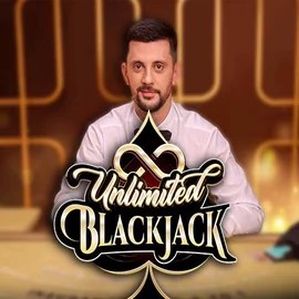 Unlimited Blackjack logo by Ezugi at Winbeatz Casino